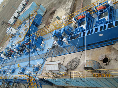 Kosun can produce a complete solids control system