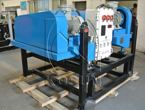 The drilling mud decanter centrifuge KOSUN DC450S in Africa