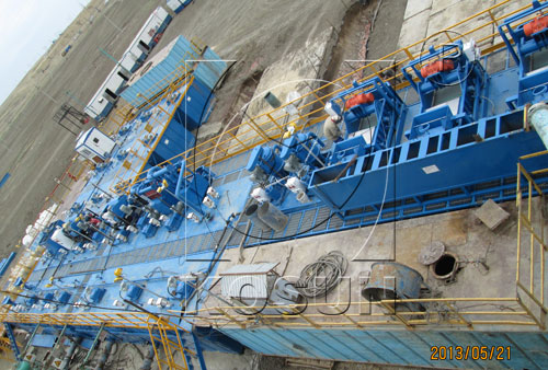 KOSUN complete drilling mud recycling system in UAE