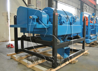 Oilfield drilling mud decanter centrifuge in Netherlands